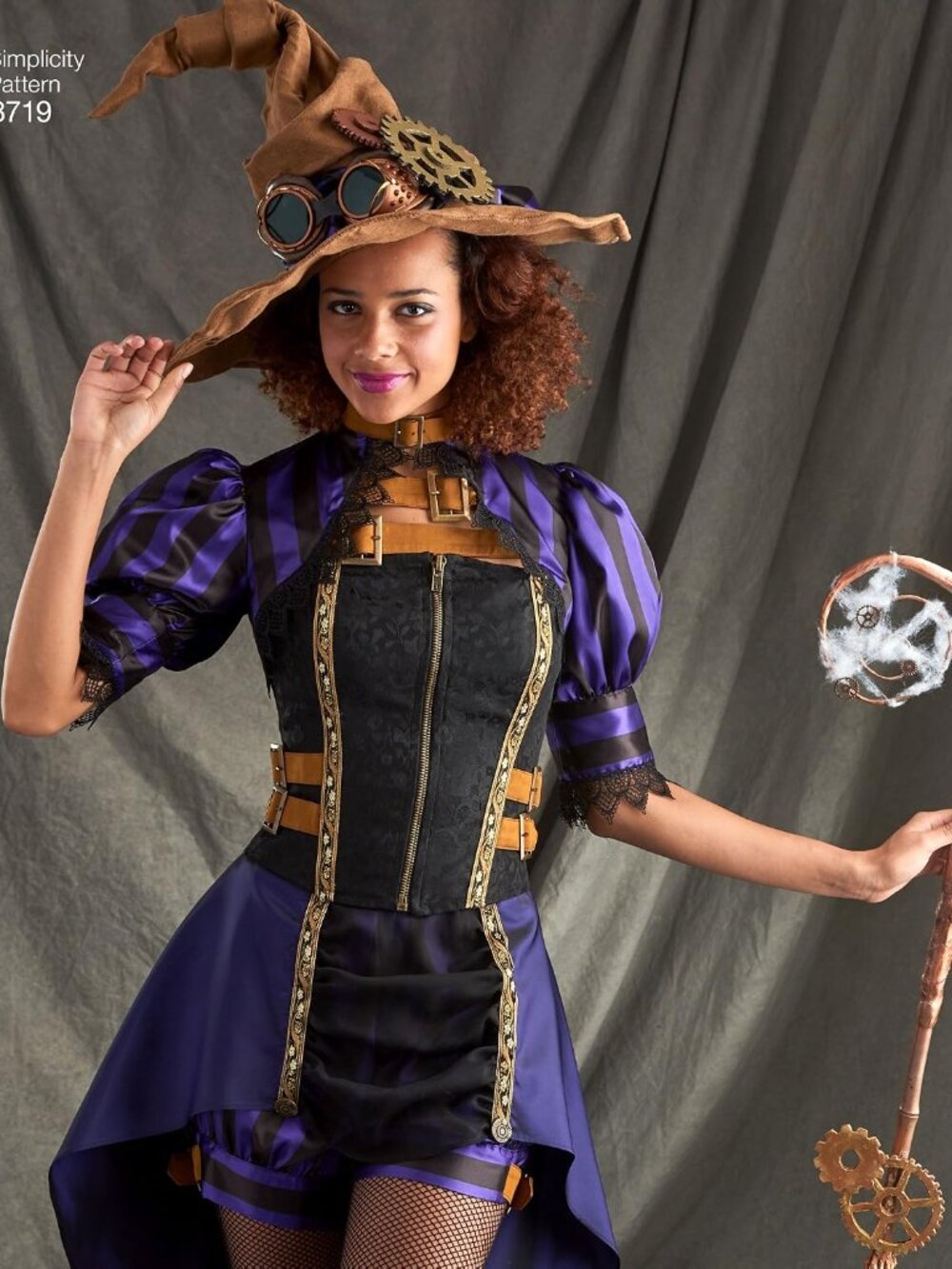 Steampunk Costume Sewing Pattern 6-14 Corset Bustle Skirt Shrug, Simplicity 8719 - Picture 2 of 7